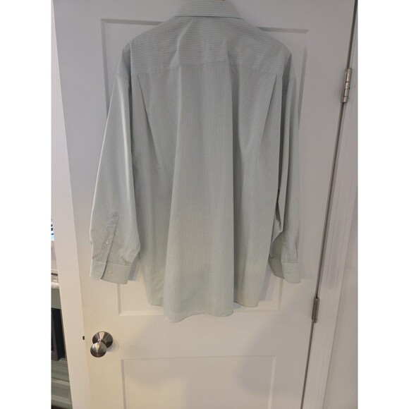 #64 CONCEPTS BY CLAIBORNE Multi-Color Striped Wrinkle Free Dress Shirt-17.5 34 - Picture 3 of 3